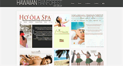 Desktop Screenshot of hawaiianrainforest.com