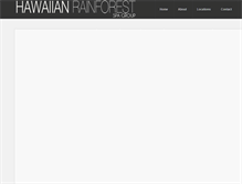 Tablet Screenshot of hawaiianrainforest.com